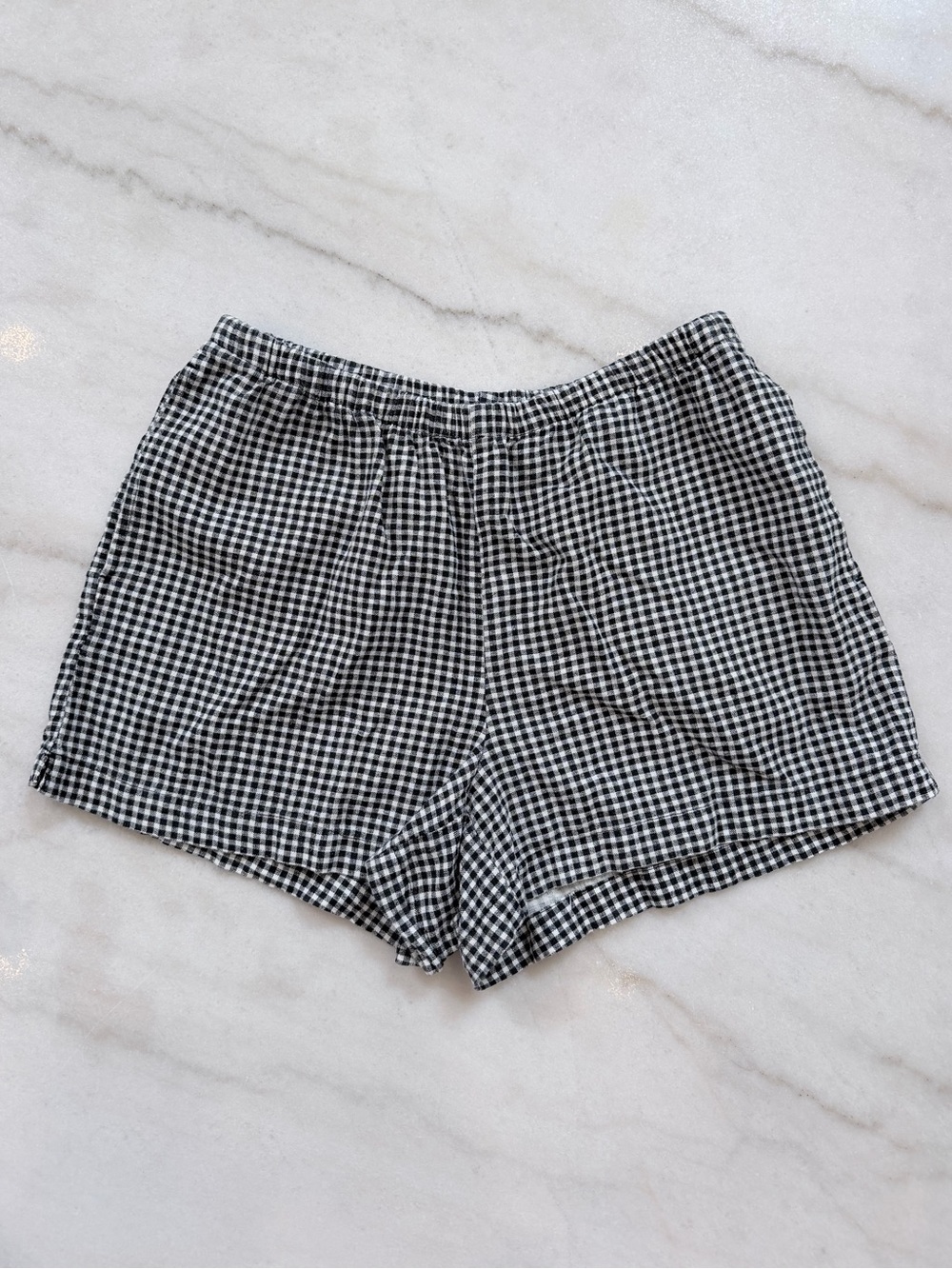 a new day Black and White Gingham Women’s Shorts